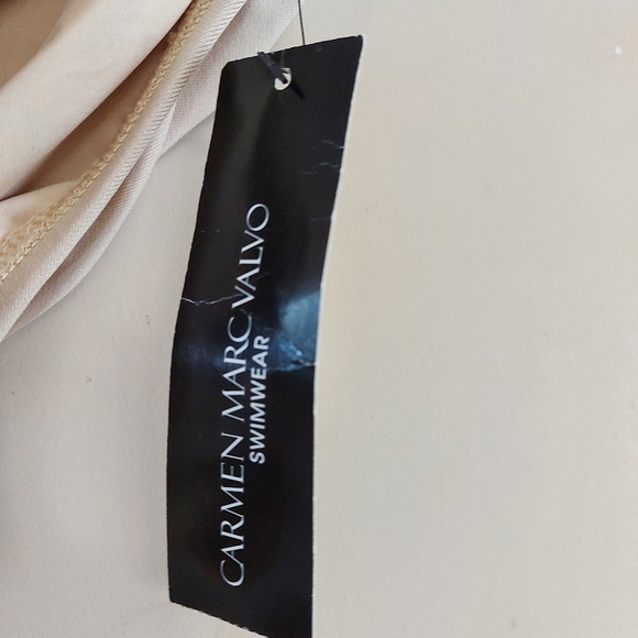 Carmen Marc Valvo Ruched High-Waist Convertible Tummy Control Bikini Bott… - Picture 6 of 8